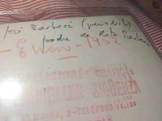 Foto antigua medalla padre RITA BARBERA valencia