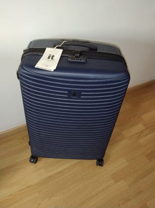 Maleta IT Luggage azul - Gran capacidad