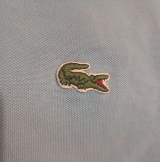 Polo Lacoste Uomo Vintage Azzurro Tg. 5