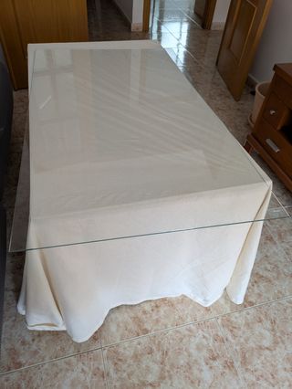 Cristal mesa rectangular 