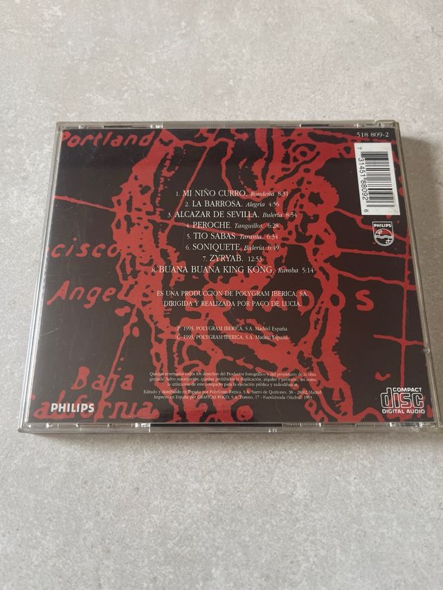 CD Paco de Lucía Live in America