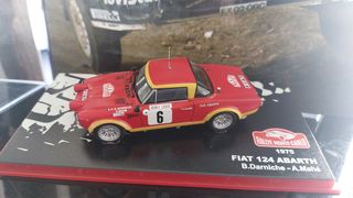 Fiat 124 Abarth Rally Montecarlo 1:43