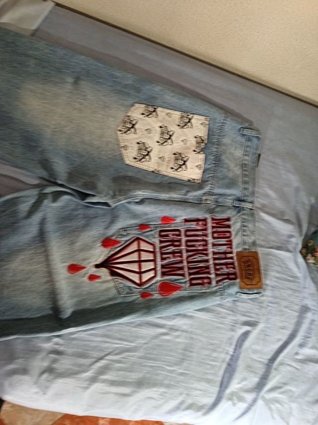 Pantalones Baggy Dngrs | Azul y2k, sk8