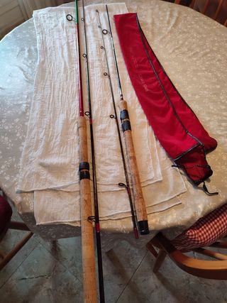 3 Cañas Pesca Trucha de carbono alto módulo.