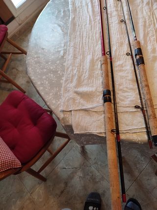 3 Cañas Pesca Trucha de carbono alto módulo.