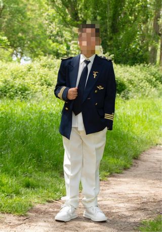Traje comunión niño azul marino talla 12 años