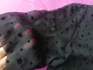 Vestido Zara talla S encaje rosa palo