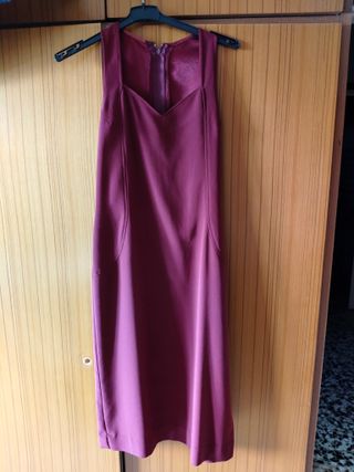 Vestito bordeaux elegante