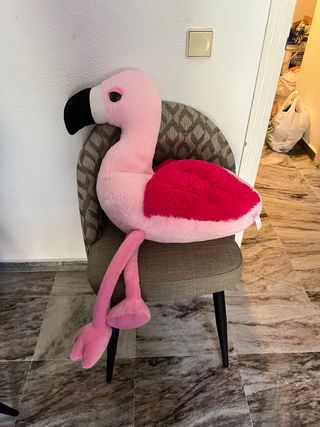 Peluche de flamenco gigante