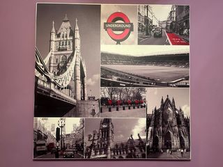 Cuadro collage Londres GRANDE