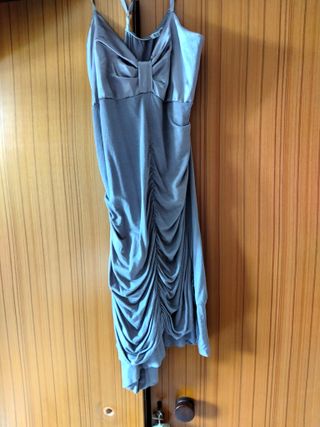 Vestito corto grigio - estivo