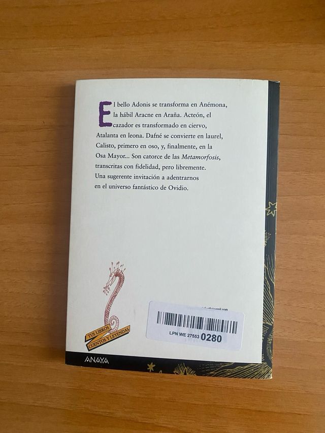 Las metamorfosis de Ovidio