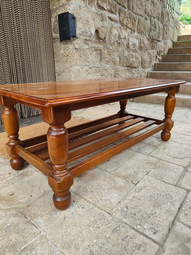 Mesa centro madera maciza