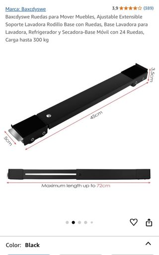 Soporte Lavadora-Secadora Ajustable