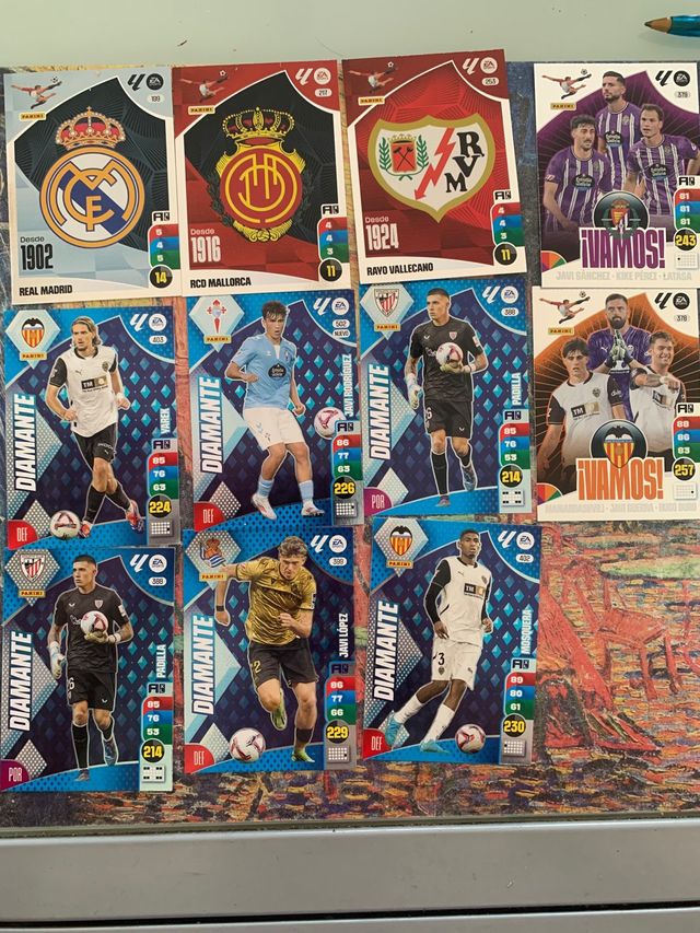 11 carte Adrenalyn Diamante