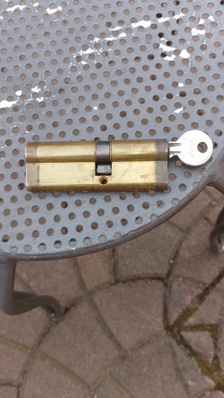 Cilindretto porta serratura ottone