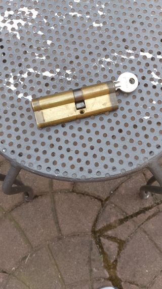 Cilindretto porta serratura ottone
