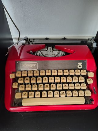 Máquina escribir Koniger años 70
