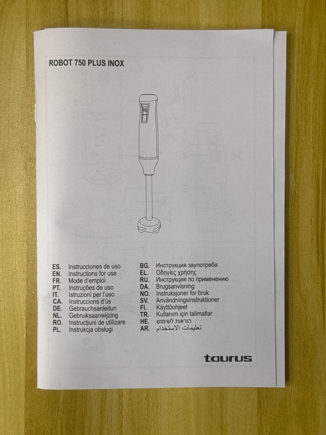 Taurus Robot 750 Plus: Batidora de mano