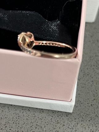 Anillo Pandora Corazón Brillante