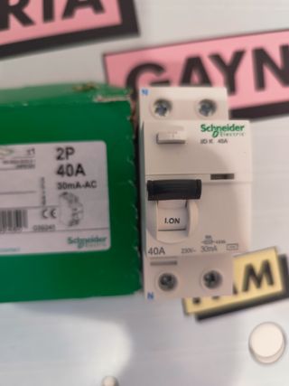 Interruptor Diferencial Schneider 2P 40A