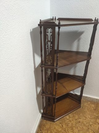 Estantería rinconera madera