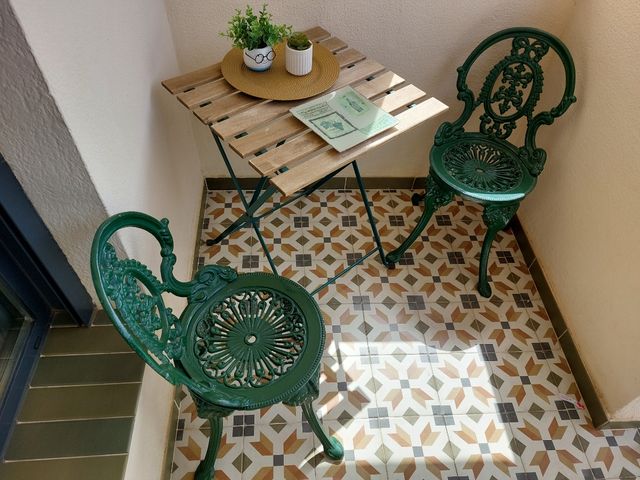 Sillas jardín hierro vintage - 2uds