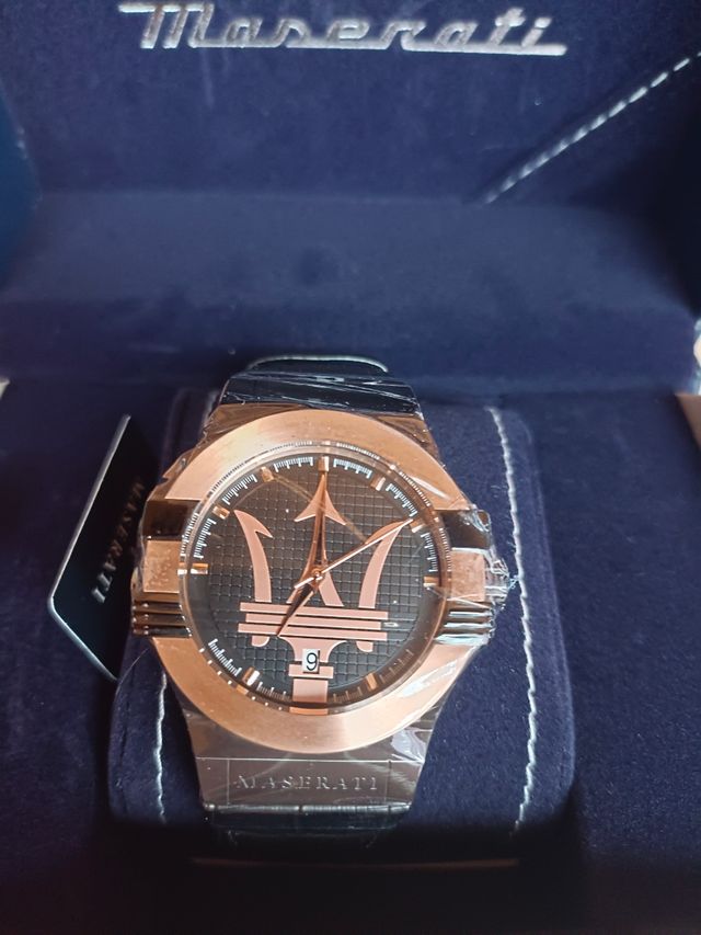 Reloj Maserati Potenza - Correa Negra