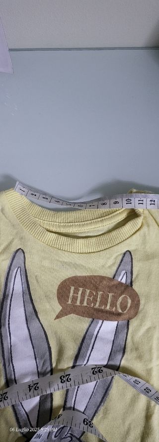 2 Magliette bimbo Bugs Bunny & Simba