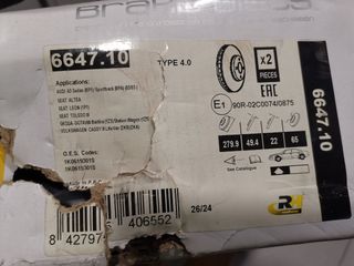 Discos freno Seat VW (2 uds.)