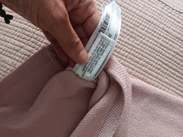 Top MANGO rosa XL