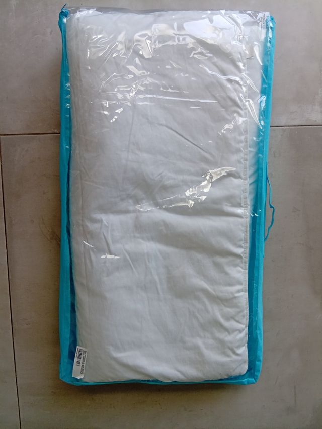 Saco + 2 fundas nórdicas blancas marca Pirulos