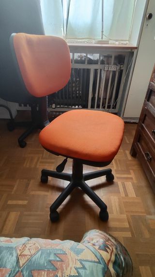 Silla oficina giratoria naranja