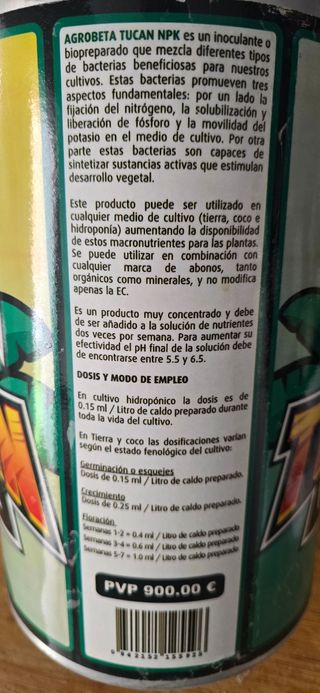 Abono Tucán NPK Agrobeta 6,5L