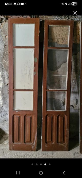 4 Puertas balconeras antiguas
