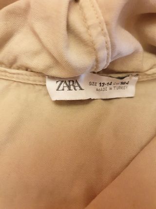 Mono Zara niña beige - Talla 14