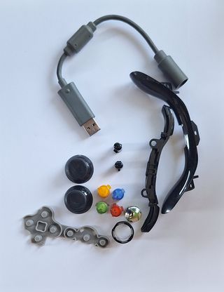 Carcasa y botonera completa mando Xbox 360 negra