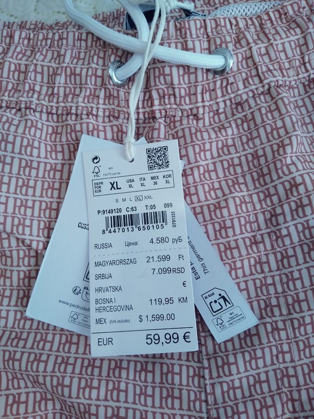 Bañador Pedro del Hierro XL