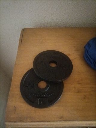 Discos peso 1kg - Fitness