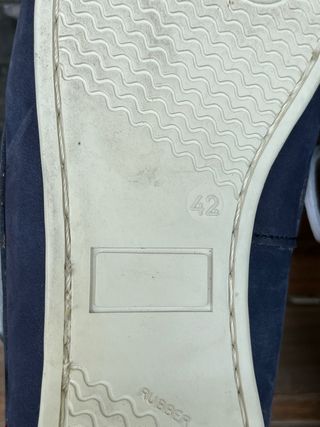 Zapatillas náuticas azul marino