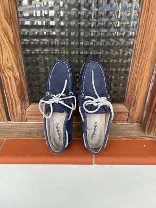Zapatillas náuticas azul marino