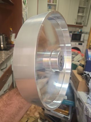 Rueda aluminio con rodamiento