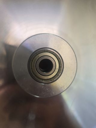 Rueda aluminio con rodamiento