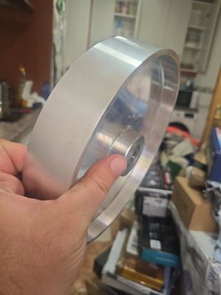 Rueda aluminio con rodamiento