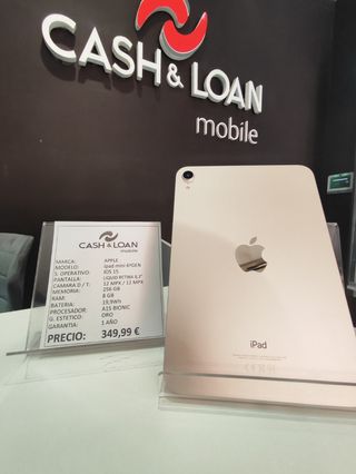 iPad mini 6ª Gen 256GB WiFi - Gold/Rose Gold