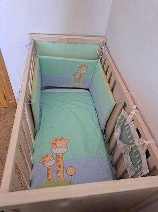 Cuna bebé jirafas