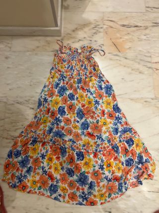 Vestido largo floral