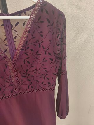 Vestido morado sin usar
