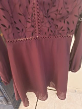 Vestido morado sin usar