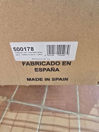 Sumidero piscina QP - beige/blanco